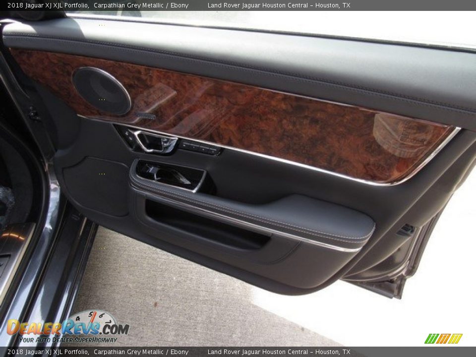 2018 Jaguar XJ XJL Portfolio Carpathian Grey Metallic / Ebony Photo #21