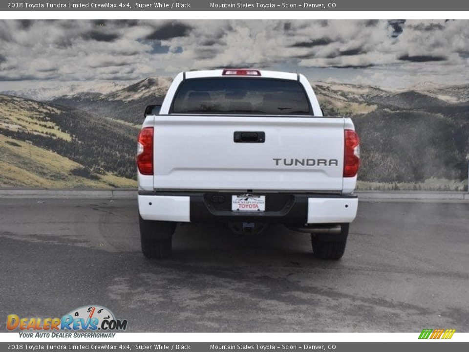 2018 Toyota Tundra Limited CrewMax 4x4 Super White / Black Photo #4