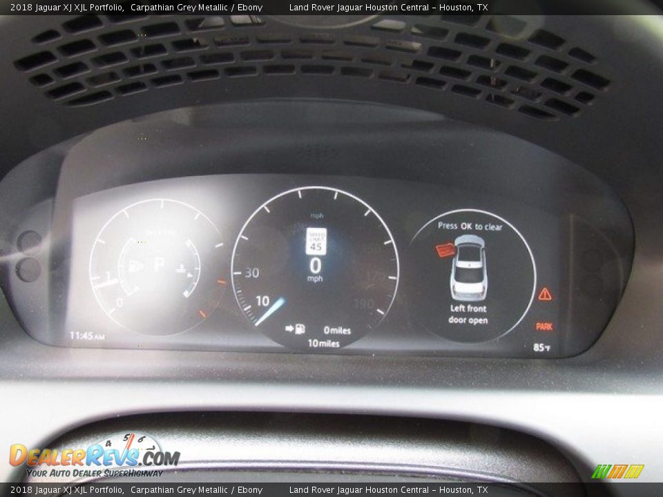 2018 Jaguar XJ XJL Portfolio Carpathian Grey Metallic / Ebony Photo #30
