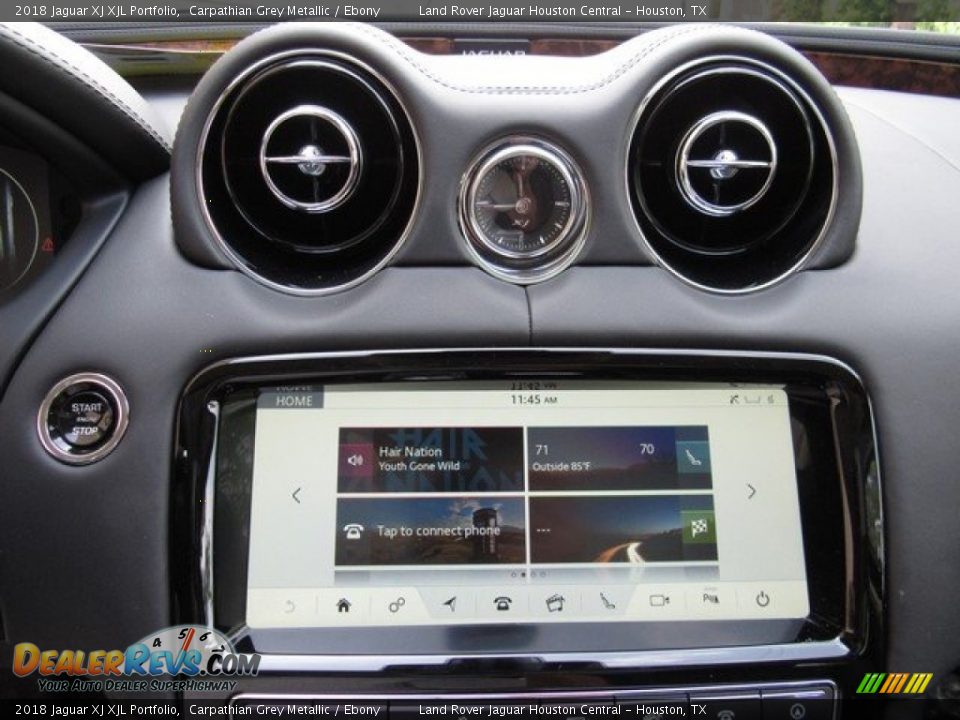 2018 Jaguar XJ XJL Portfolio Carpathian Grey Metallic / Ebony Photo #31