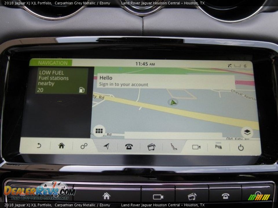 Navigation of 2018 Jaguar XJ XJL Portfolio Photo #32