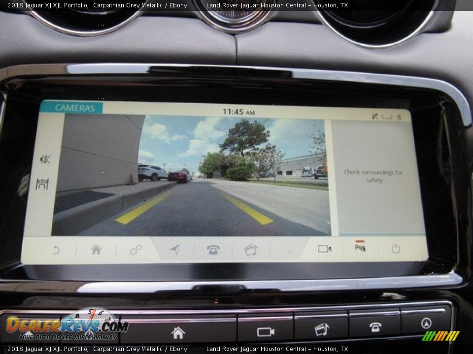 2018 Jaguar XJ XJL Portfolio Carpathian Grey Metallic / Ebony Photo #33