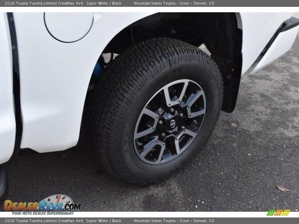 2018 Toyota Tundra Limited CrewMax 4x4 Super White / Black Photo #33