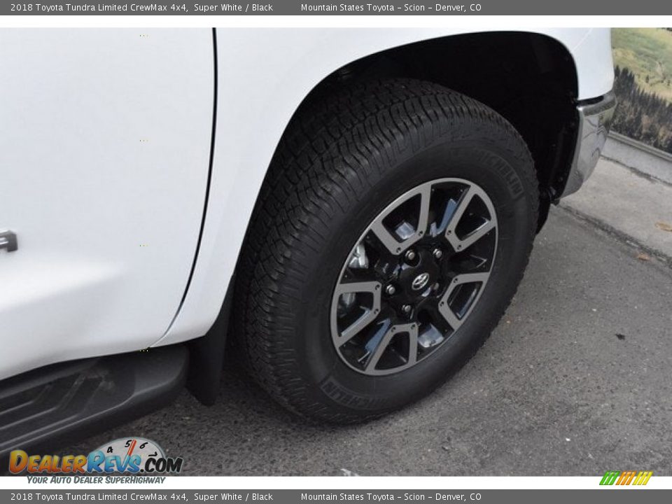 2018 Toyota Tundra Limited CrewMax 4x4 Super White / Black Photo #35
