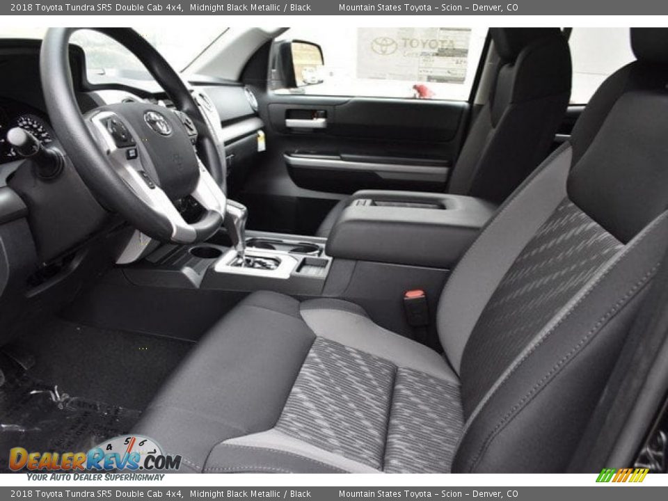 2018 Toyota Tundra SR5 Double Cab 4x4 Midnight Black Metallic / Black Photo #1