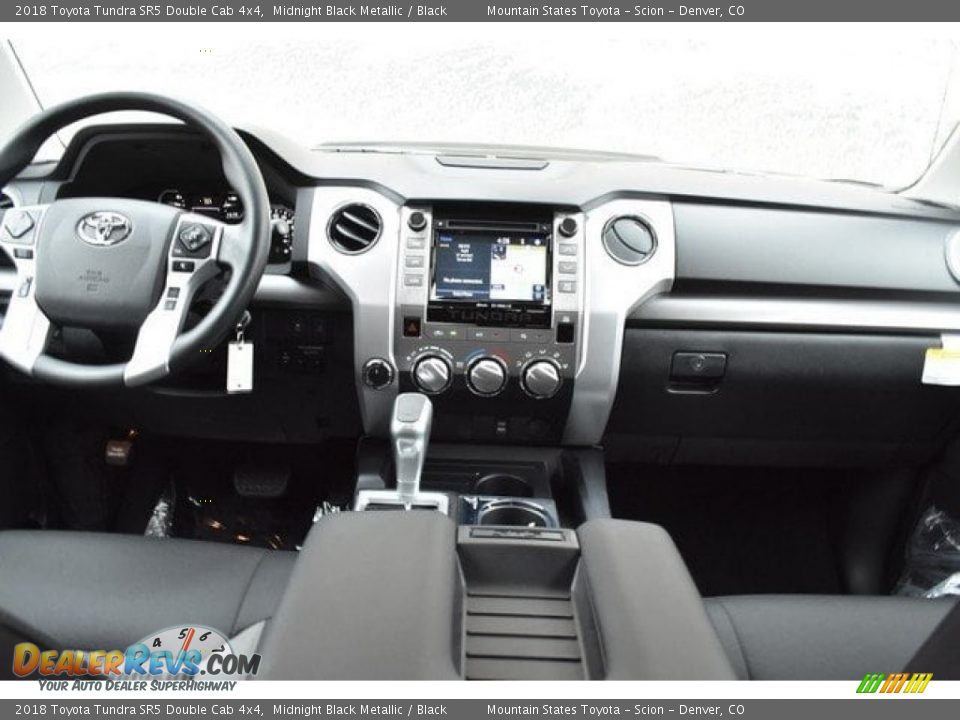 2018 Toyota Tundra SR5 Double Cab 4x4 Midnight Black Metallic / Black Photo #3