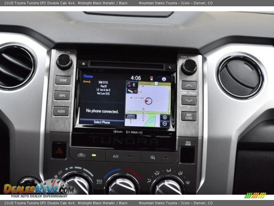 2018 Toyota Tundra SR5 Double Cab 4x4 Midnight Black Metallic / Black Photo #4