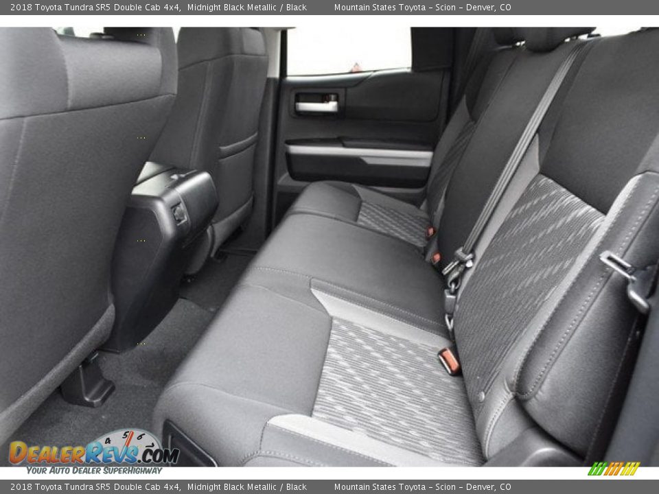 2018 Toyota Tundra SR5 Double Cab 4x4 Midnight Black Metallic / Black Photo #9