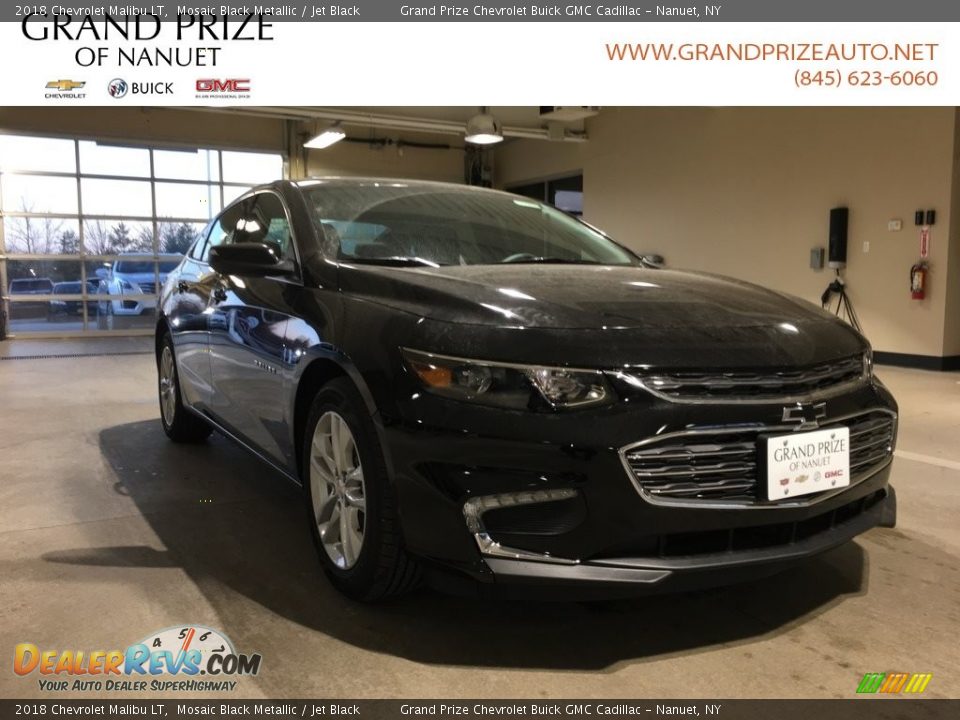 2018 Chevrolet Malibu LT Mosaic Black Metallic / Jet Black Photo #1