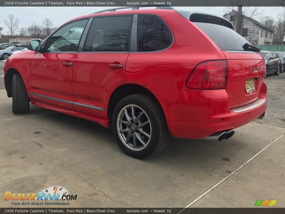 2006 Porsche Cayenne S Titanium Pure Red / Black/Steel Grey Photo #1
