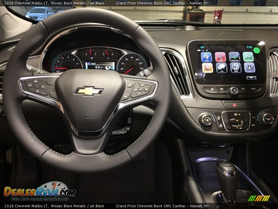 2018 Chevrolet Malibu LT Mosaic Black Metallic / Jet Black Photo #12