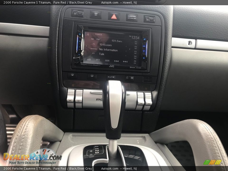 2006 Porsche Cayenne S Titanium Pure Red / Black/Steel Grey Photo #11