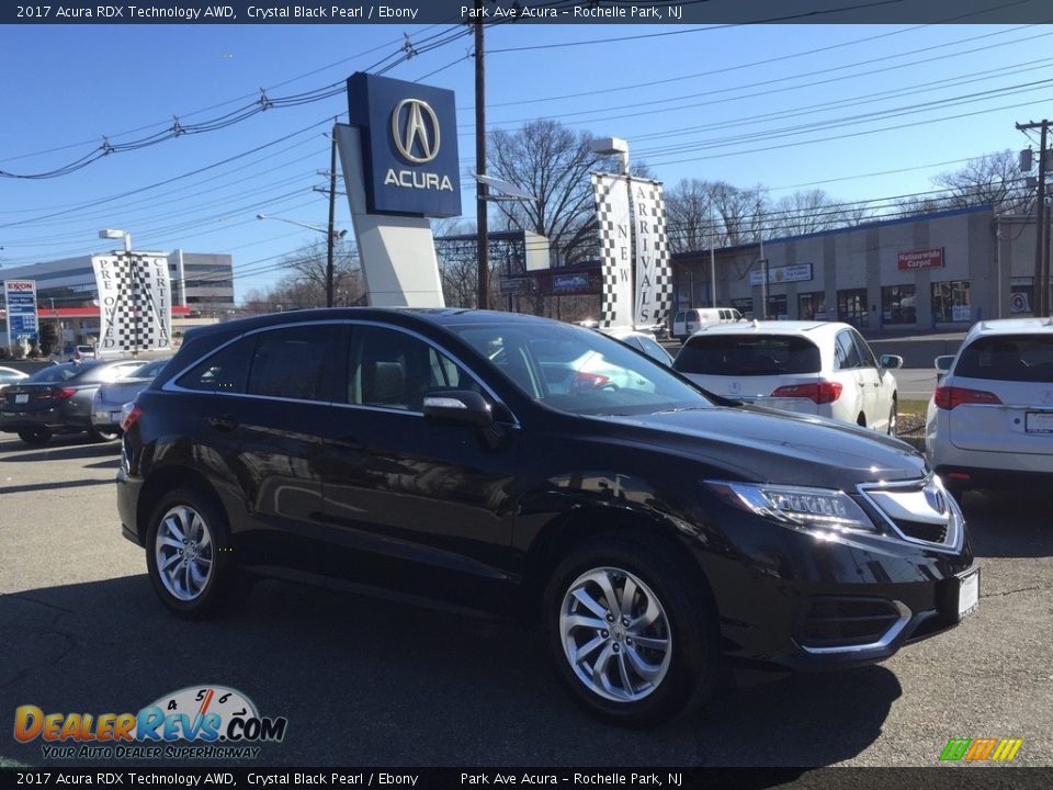 2017 Acura RDX Technology AWD Crystal Black Pearl / Ebony Photo #1