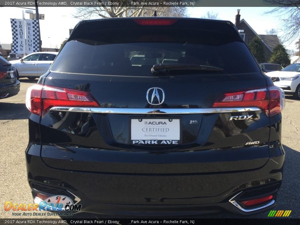 2017 Acura RDX Technology AWD Crystal Black Pearl / Ebony Photo #4