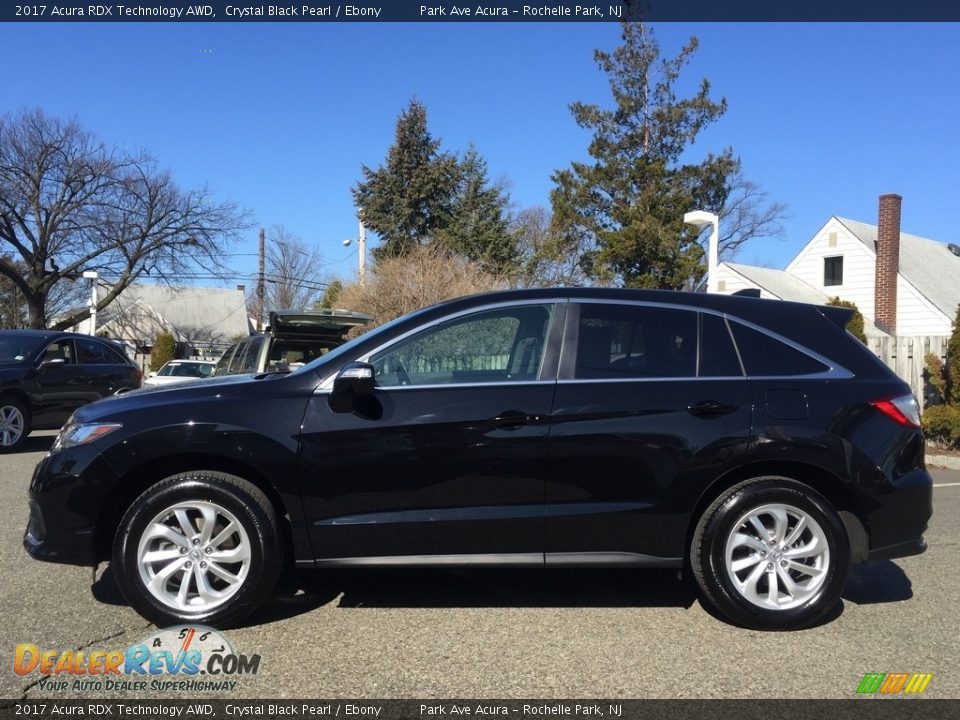 2017 Acura RDX Technology AWD Crystal Black Pearl / Ebony Photo #6