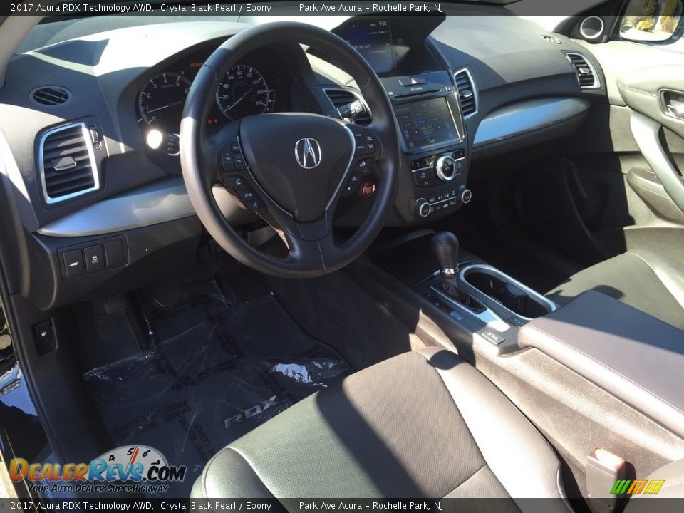 2017 Acura RDX Technology AWD Crystal Black Pearl / Ebony Photo #11