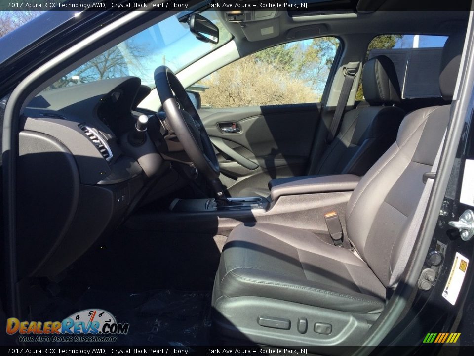 2017 Acura RDX Technology AWD Crystal Black Pearl / Ebony Photo #12