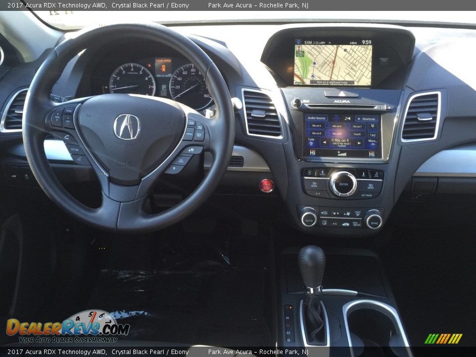 2017 Acura RDX Technology AWD Crystal Black Pearl / Ebony Photo #14