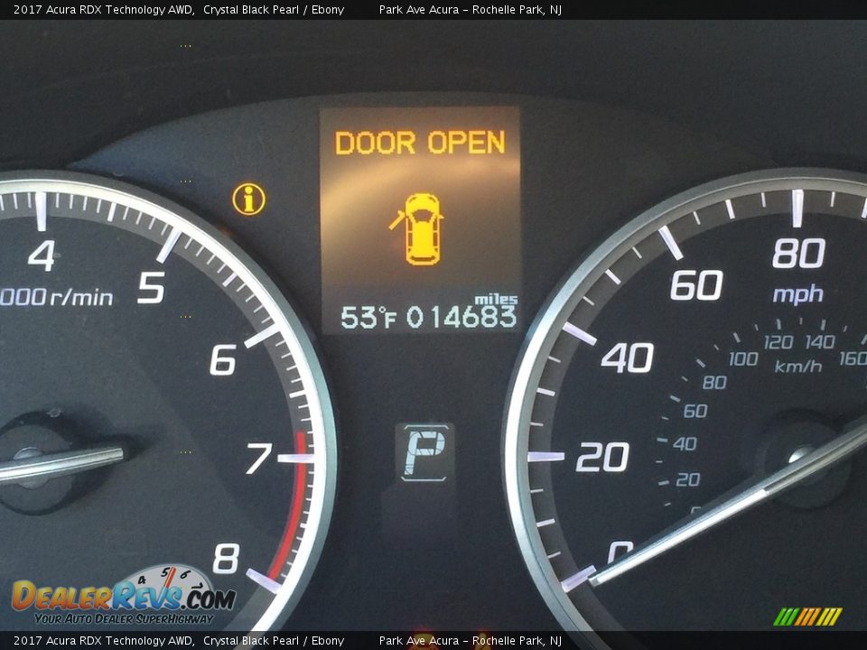 2017 Acura RDX Technology AWD Crystal Black Pearl / Ebony Photo #20