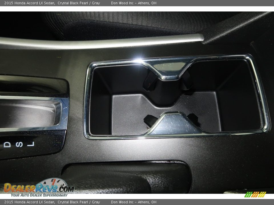 2015 Honda Accord LX Sedan Crystal Black Pearl / Gray Photo #18