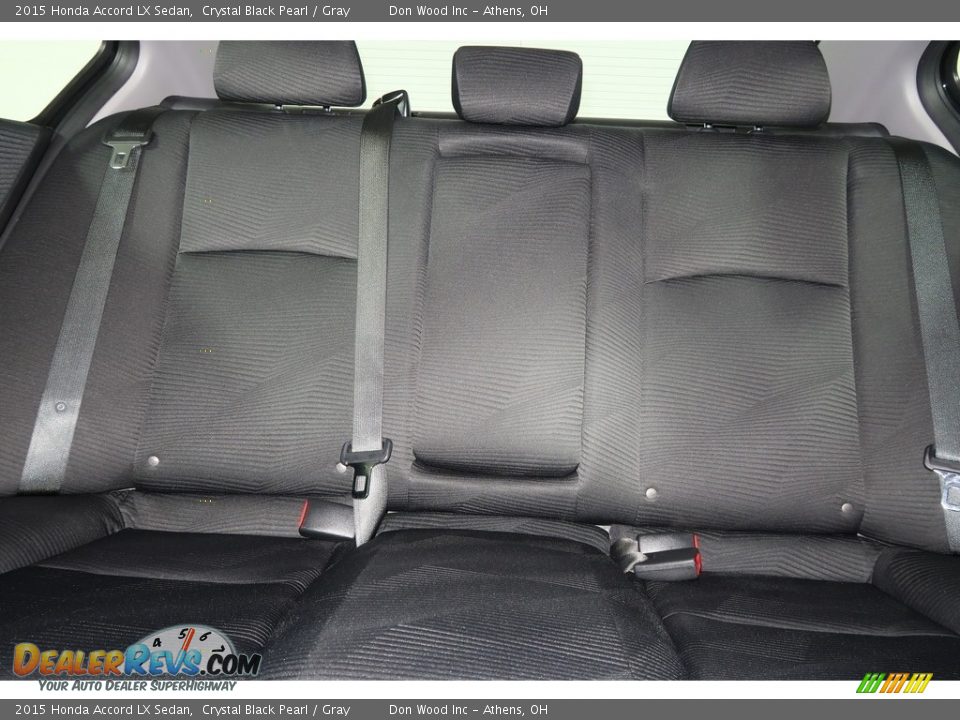 2015 Honda Accord LX Sedan Crystal Black Pearl / Gray Photo #19