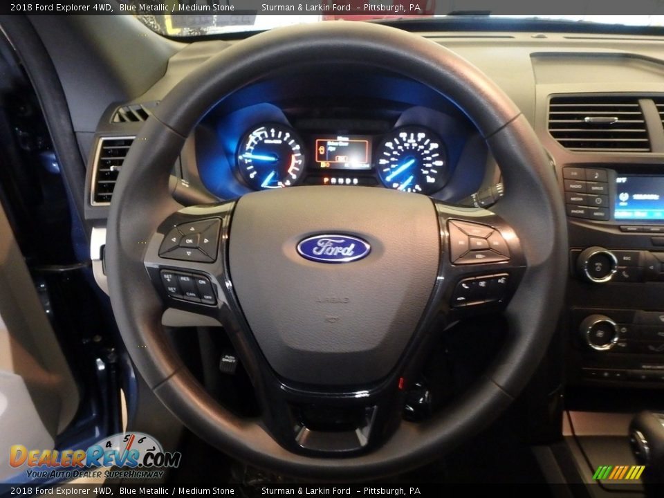 2018 Ford Explorer 4WD Steering Wheel Photo #15