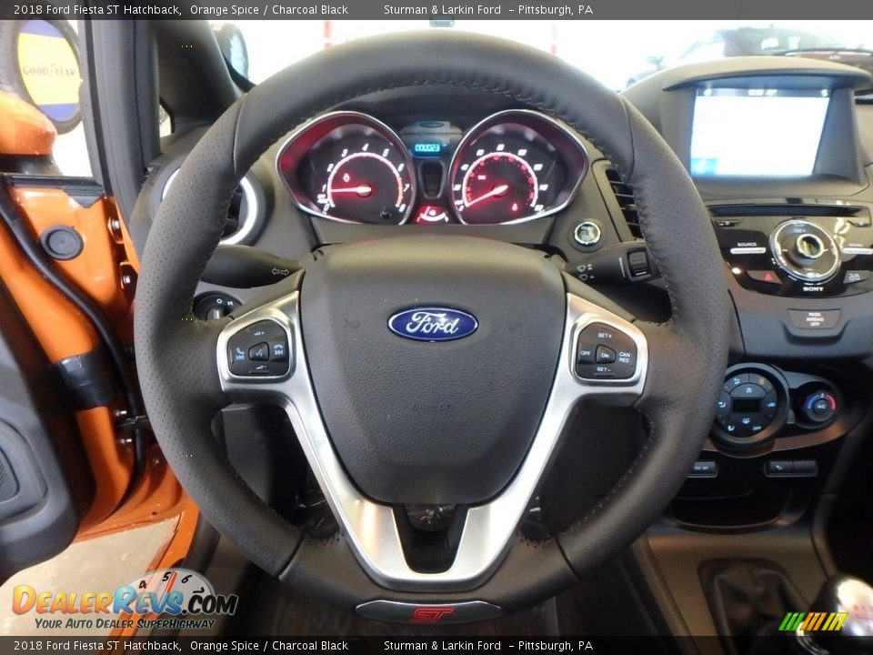 2018 Ford Fiesta ST Hatchback Steering Wheel Photo #15