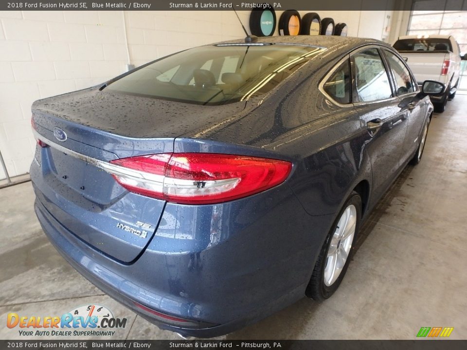 2018 Ford Fusion Hybrid SE Blue Metallic / Ebony Photo #2
