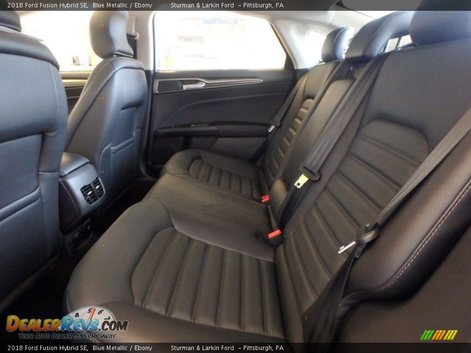 2018 Ford Fusion Hybrid SE Blue Metallic / Ebony Photo #7