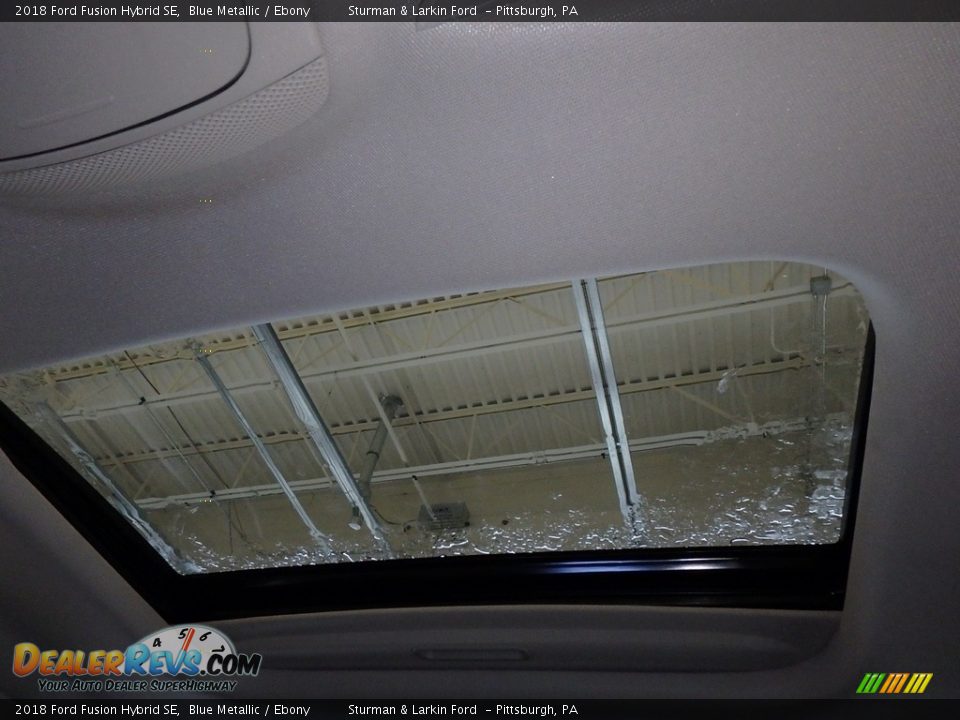 2018 Ford Fusion Hybrid SE Blue Metallic / Ebony Photo #12