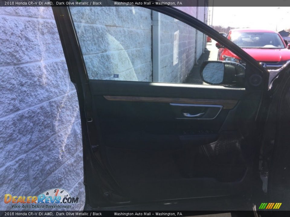 2018 Honda CR-V EX AWD Dark Olive Metallic / Black Photo #10