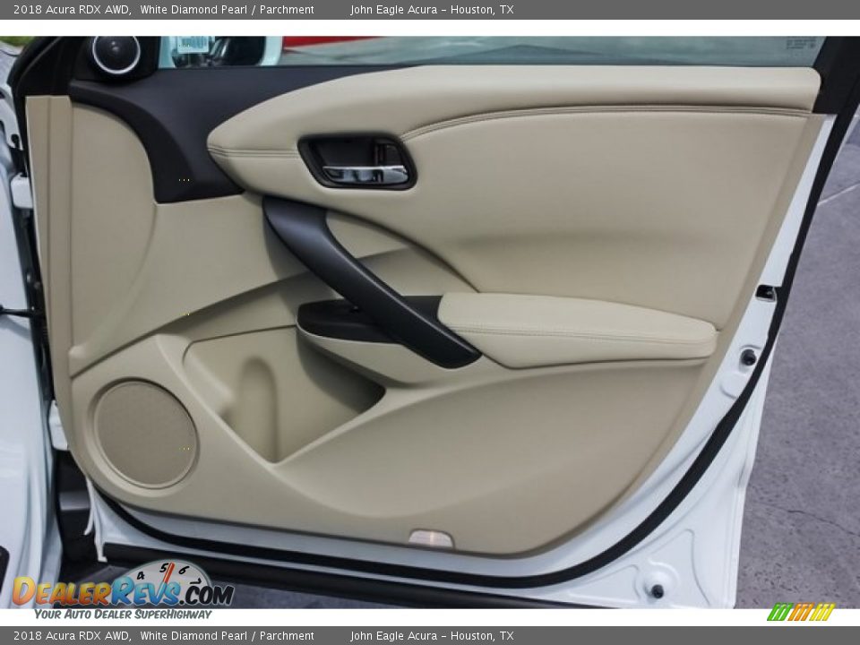 2018 Acura RDX AWD White Diamond Pearl / Parchment Photo #23