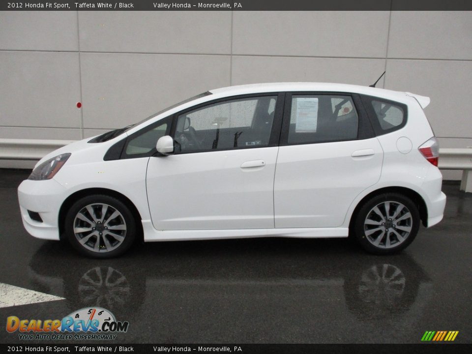 2012 Honda Fit Sport Taffeta White / Black Photo #2