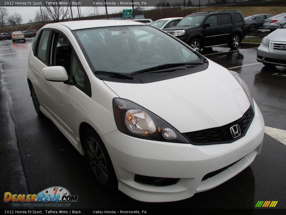 2012 Honda Fit Sport Taffeta White / Black Photo #5