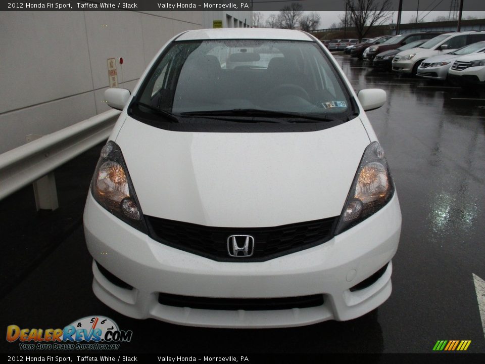 2012 Honda Fit Sport Taffeta White / Black Photo #6