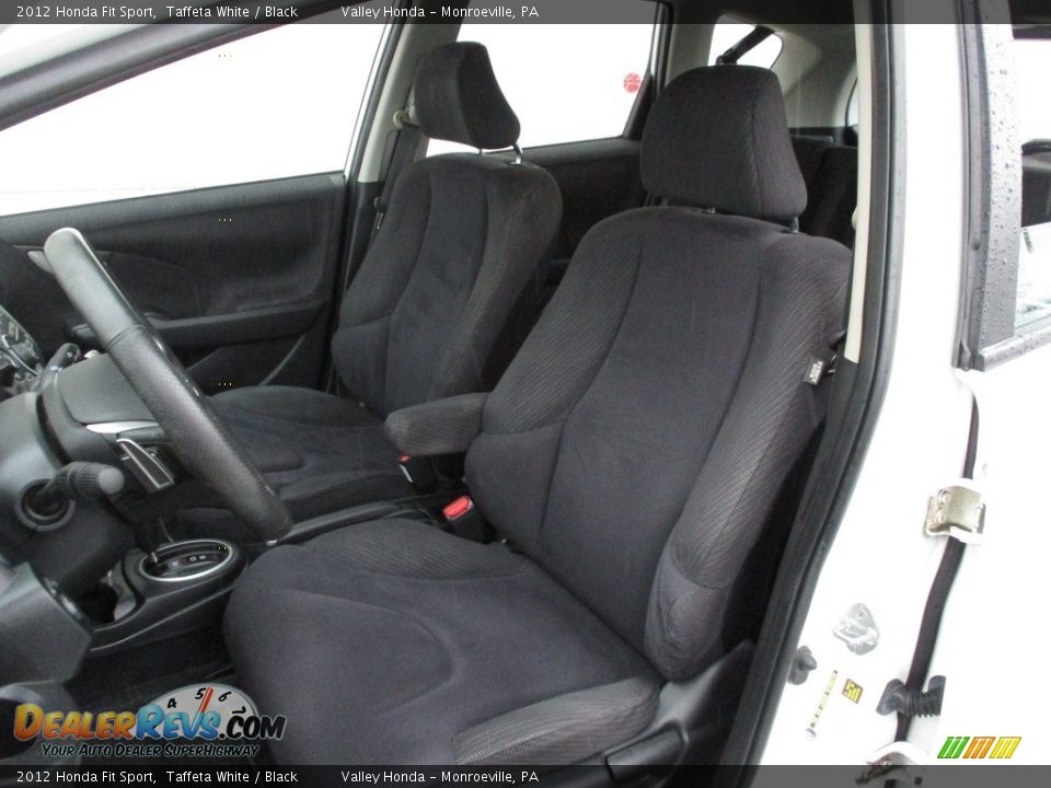 2012 Honda Fit Sport Taffeta White / Black Photo #10