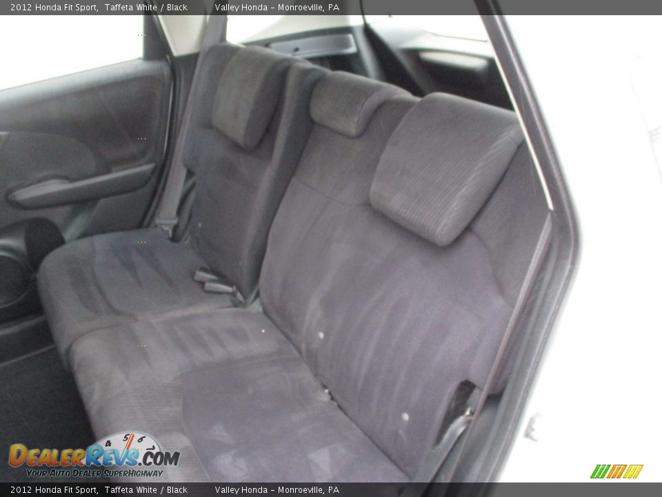 2012 Honda Fit Sport Taffeta White / Black Photo #11