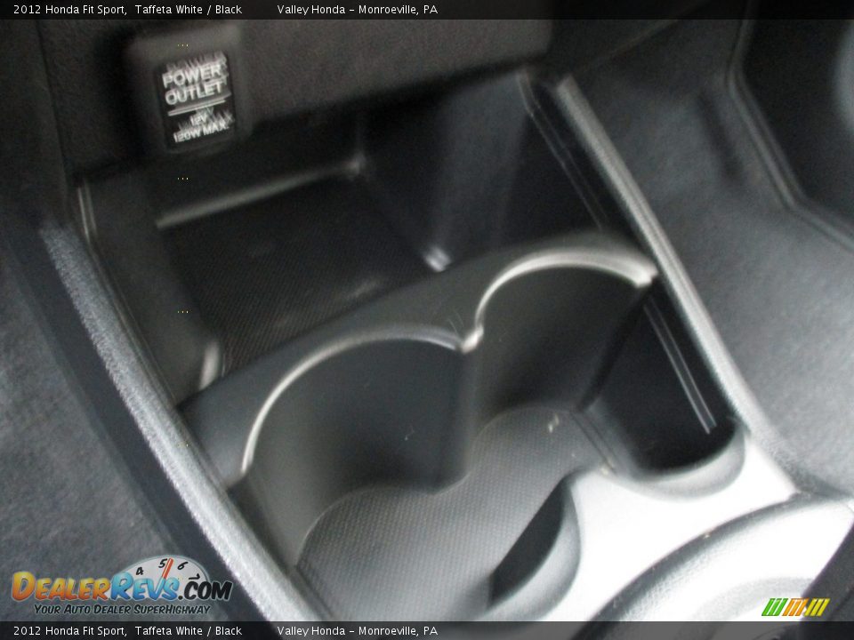 2012 Honda Fit Sport Taffeta White / Black Photo #16