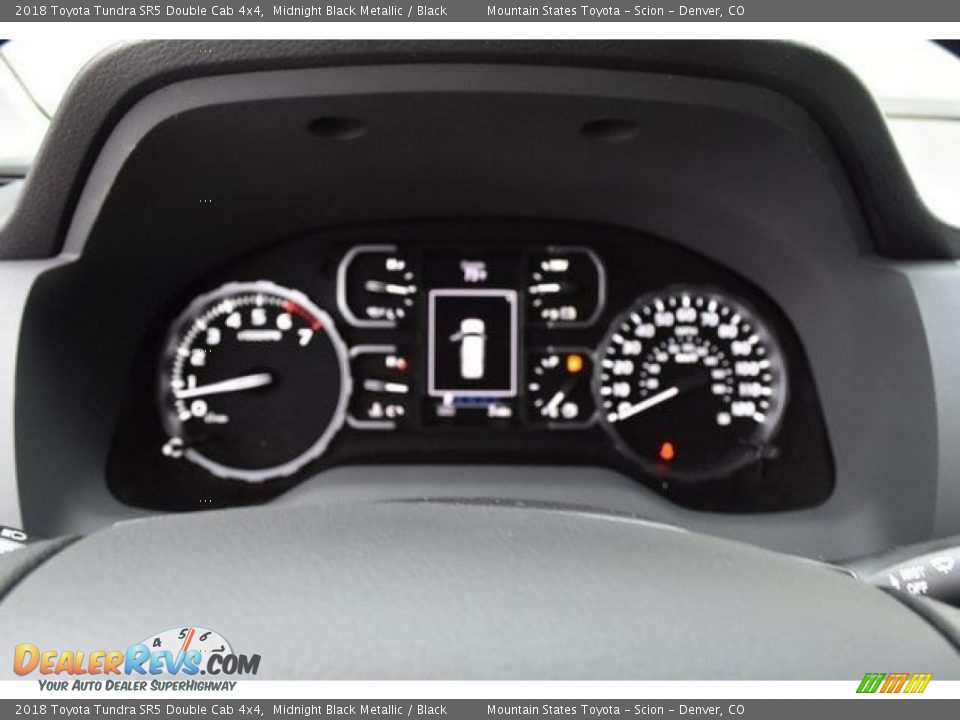 2018 Toyota Tundra SR5 Double Cab 4x4 Midnight Black Metallic / Black Photo #27
