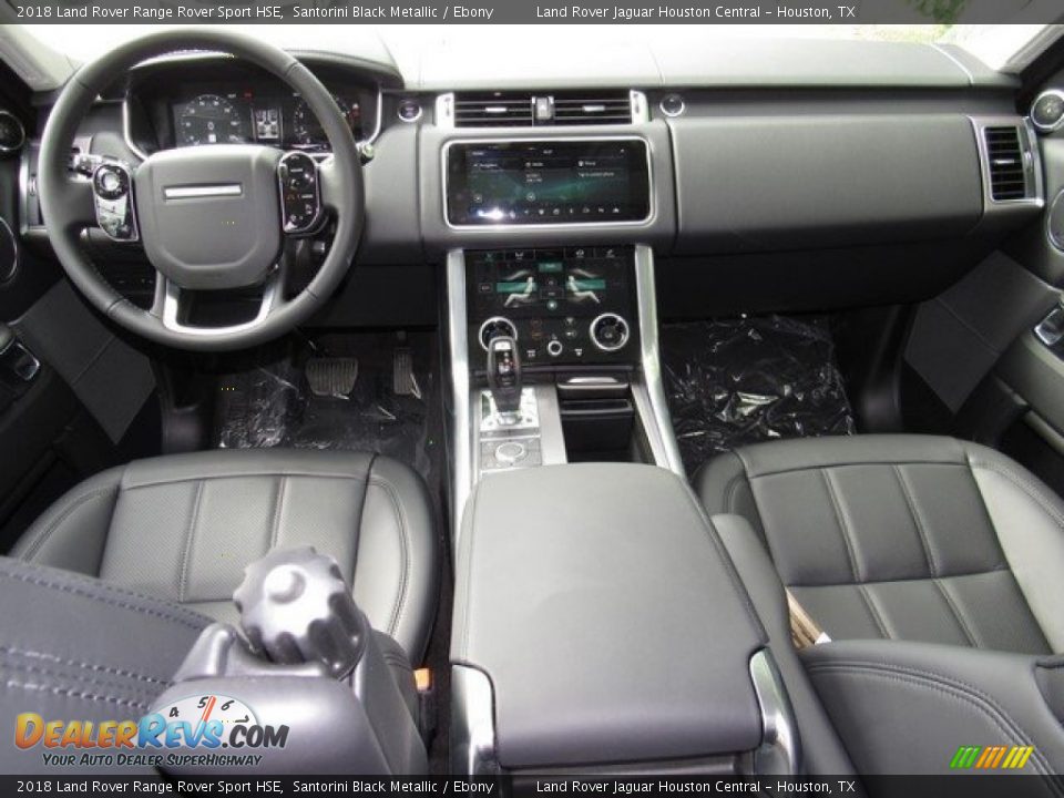 2018 Land Rover Range Rover Sport HSE Santorini Black Metallic / Ebony Photo #4