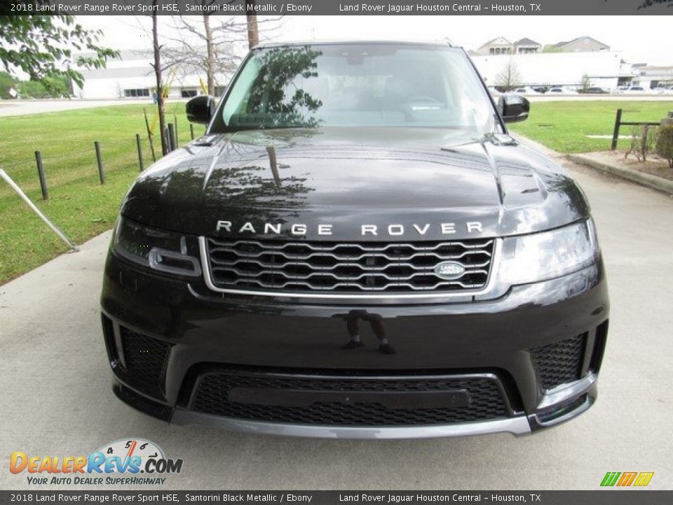 2018 Land Rover Range Rover Sport HSE Santorini Black Metallic / Ebony Photo #9