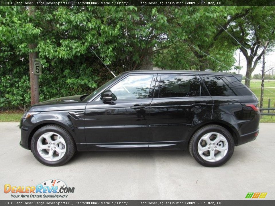 2018 Land Rover Range Rover Sport HSE Santorini Black Metallic / Ebony Photo #11