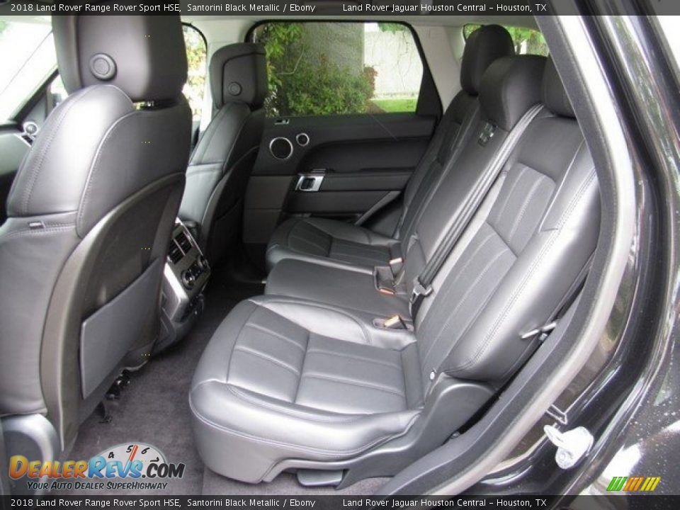 2018 Land Rover Range Rover Sport HSE Santorini Black Metallic / Ebony Photo #13