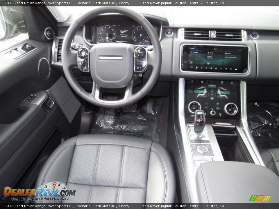 2018 Land Rover Range Rover Sport HSE Santorini Black Metallic / Ebony Photo #14