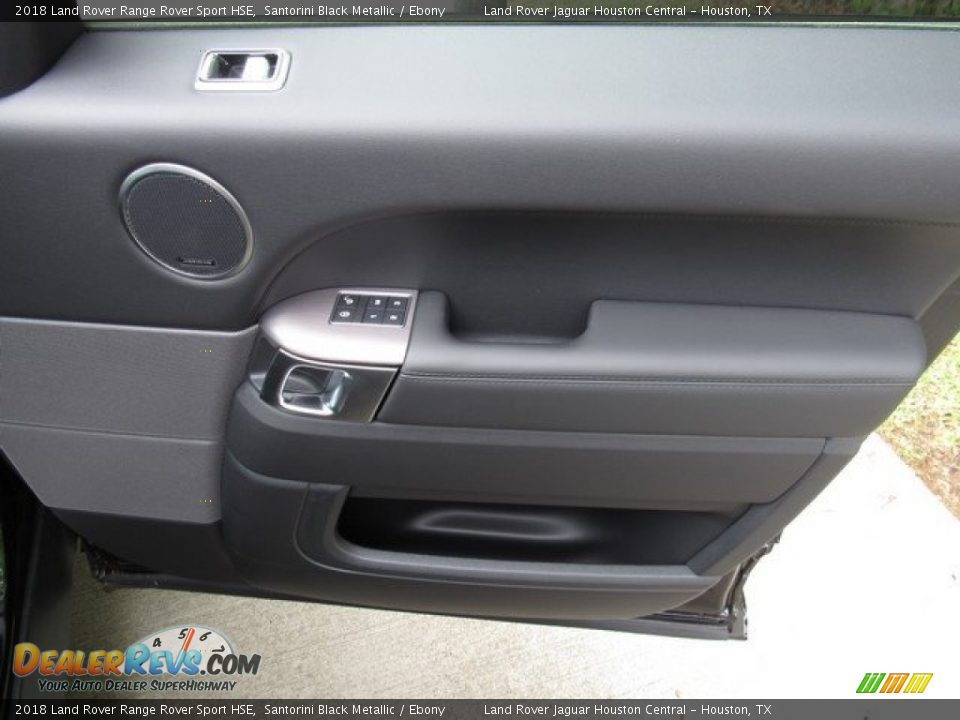 2018 Land Rover Range Rover Sport HSE Santorini Black Metallic / Ebony Photo #21