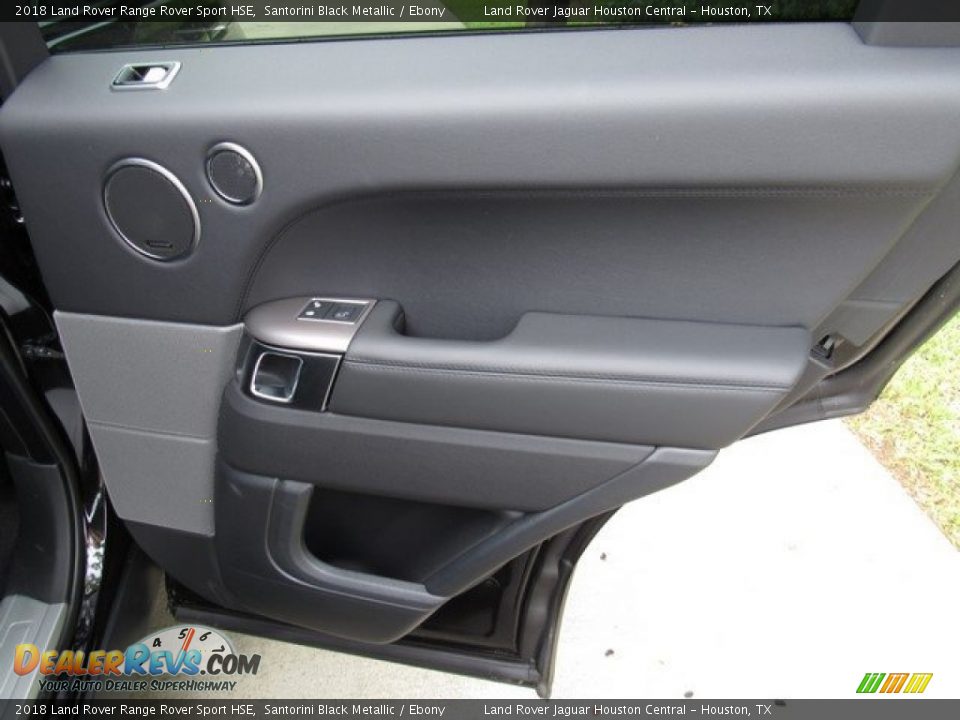 2018 Land Rover Range Rover Sport HSE Santorini Black Metallic / Ebony Photo #22