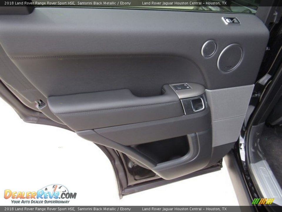 2018 Land Rover Range Rover Sport HSE Santorini Black Metallic / Ebony Photo #23