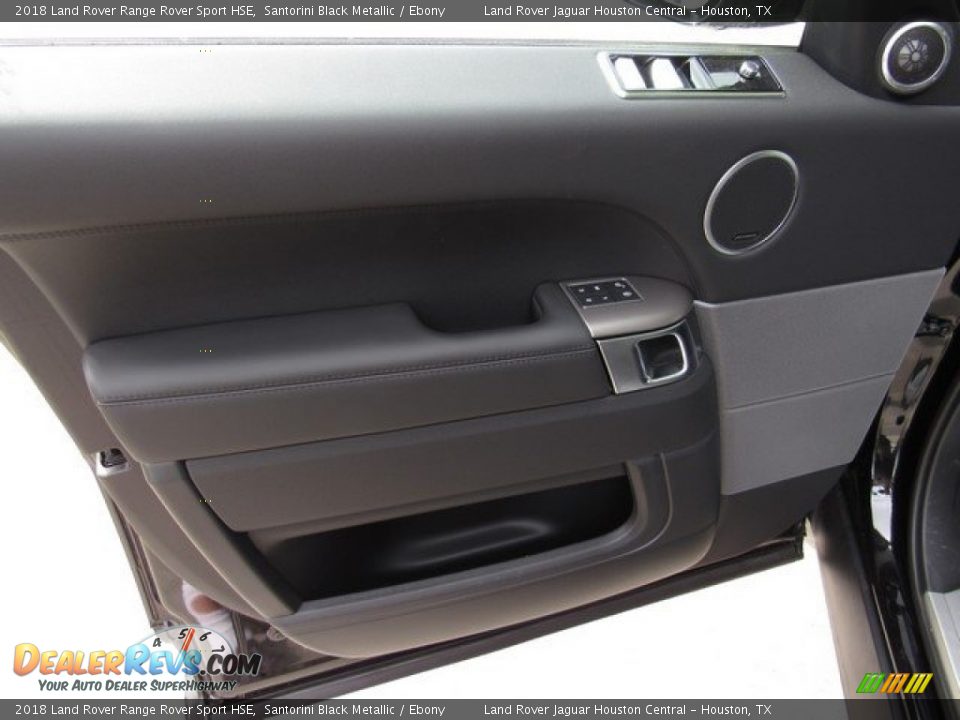 2018 Land Rover Range Rover Sport HSE Santorini Black Metallic / Ebony Photo #24