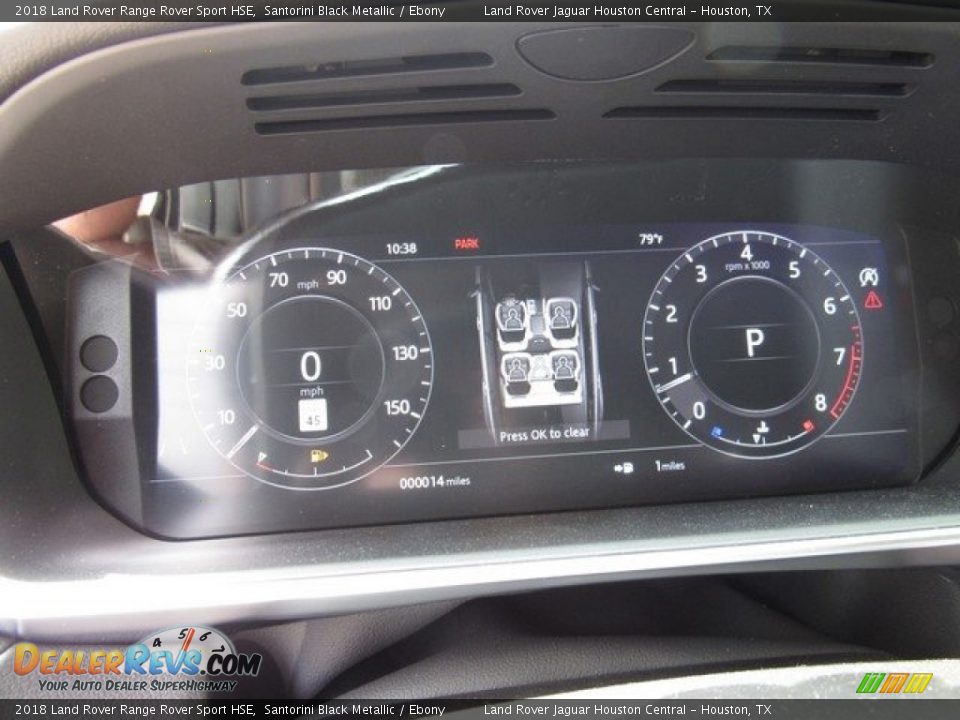 2018 Land Rover Range Rover Sport HSE Santorini Black Metallic / Ebony Photo #29