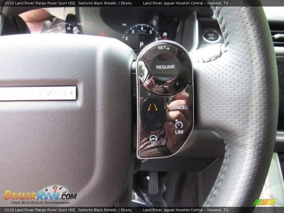 2018 Land Rover Range Rover Sport HSE Santorini Black Metallic / Ebony Photo #30